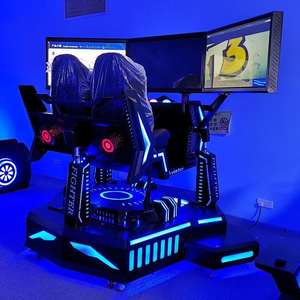 Jeux de course automobile VR à trois écrans de Source <span class=keywords><strong>Factory</strong></span> pour usage intérieur et commercial, fabriqués en métal pour les centres commerciaux - Product Image 1