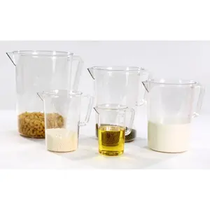 Plastic Polycarbonate Polypropylene PC PP Liquid Jug Mug Baker Pitcher Measuring Cup