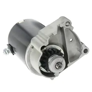 LH Starter Motor 5744 for Briggs & Stratton V Twin 14HP 16HP 18HP 393017 498148 394674 394808 497596 399928 495100 12 Volt