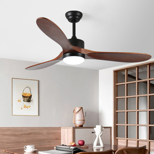 Người hâm mộ Đèn trang trí quạt trần phòng ngủ điện điều khiển từ xa Powered Trắng xả Quạt trần giá - Product Image 2