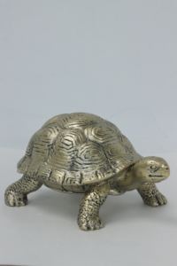Estatuilla de <span class=keywords><strong>tortuga</strong></span> de resina personalizada, galvanoplastia, decoración del hogar y regalo, adornos artificiales de estilo Hada - Product Image 3