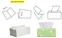 Automatisation intelligente Plieuse de papier de soie faciale à 7 lignes en V avec emballage souple à sac en plastique unique