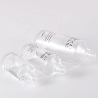 Offre Spéciale 30ML 1OZ flacon compte-gouttes de mesure en verre transparent cosmétique vide 50ML flacon d'huile essentielle avec Pipette en verre