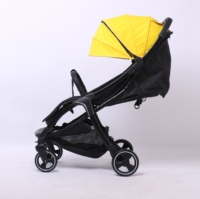 Poussette bébé 3 en 1, pliable, légère, avec cadre en acier inoxydable de luxe, pour les voyages, capacité de charge de 20 kg, pour avion, bébé de 0 à 3 ans