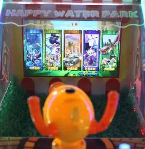 Juego de arcade <span class=keywords><strong>Iceman</strong></span> interactivo para interiores, máquina de juegos de arcade para disparar en el agua para niños, máquina de videojuegos que funciona con monedas - Product Image 2
