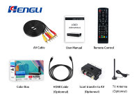 Hengli DVB T2 TDT Full HD 1080P Receptor de TV digital terrestre H.264 H.265 Sintonizador de TV Decodificador OEM STB Decodificador 12 meses