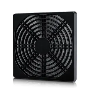 120mm 12cm 3 in1 Black Plastic Fan Filter 120mm Fan Guard with Sponge for 120mm DC /AC Brushless Cooling Fans