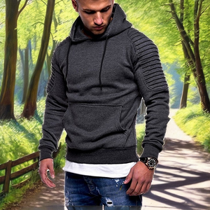 <span class=keywords><strong>Felpa</strong></span> con Cappuccio da Uomo in Poliestere/Cotone Tinto in Filo, Design Popolare, Calda per l'Inverno, Modello Gentleman <span class=keywords><strong>Jack</strong></span> - Product Image 2