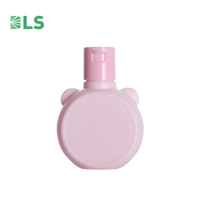 Bouteille de désinfectant pour les mains personnalisée en gros de 60 ml, flacon de lotion en PE, joli flacon de crème pour les mains - MOQ10000PS