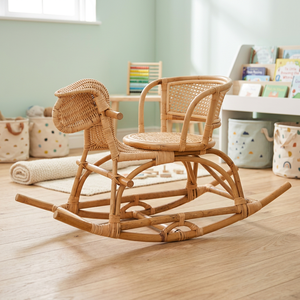 Silla Mecedora de Ratán Natural Tejida a Mano para Bebé con Diseño Inspirado en Animales, Estilo Artesanal, para Dormitorio o Sala de Estar, Vietnam - Product Image 3