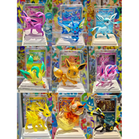 Nouvelle collection de figurines Pokémon YQ, boîte mystère, boîte surprise de cartes Pokémon TCG, support d'affichage en acrylique, figurine, ensemble cadeau pour collectionneur