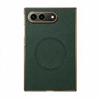 Étui de téléphone pliable magnétique en cuir véritable, étanche et anti-chute, personnalisable, pour 18 modèles – Vente en gros à chaud