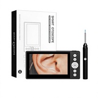 Caméra d'otoscope endoscopique sans fil HD1080P 5MP avec diamètre de 3,5 mm et écran de 4,3 pouces pour l'élimination du cérumen chez les enfants