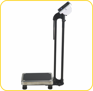 เครื่องชั่งน้ำหนัก 200กก./250กก. หน้าจอ LCD วัดส่วนสูงได้ถึง 210 ซม. รุ่น 827 วัสดุ ABS+โลหะ ความแม่นยำ 1 มม. - Product Image 2