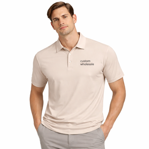 Designer Short Sleeve Plus Size Athletic Breathable Quick Dry Moisture Wicking Knit Wholesale Custom Polo Shirt Embroidered logo