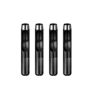 Golden Eagle Belt <b>Punch</b> <b>Set</b> Round Hollow <b>Punch</b> Black Anti Slip For Leather Perforation JD 14651464 - Product Image 1
