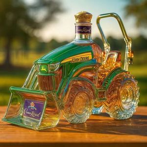 New john deere máy kéo <span class=keywords><strong>Whisky</strong></span> chai độc lập trạm Glass Hip Flask cho Đảng <span class=keywords><strong>Whisky</strong></span> trên các loại đá Flask - Product Image 4