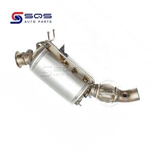 Système d'échappement SQS, <span class=keywords><strong>filtre</strong></span> <span class=keywords><strong>à</strong></span> <span class=keywords><strong>particules</strong></span> de suie <span class=keywords><strong>FAP</strong></span>, <span class=keywords><strong>filtre</strong></span> DPF pour Hyundai Tucson Santa Fe II CM 2.2 CRDi D4EB, catalyseur et <span class=keywords><strong>filtre</strong></span> <span class=keywords><strong>à</strong></span> <span class=keywords><strong>particules</strong></span> combinés - Product Image 2