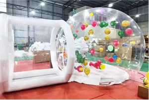 Hualong Transparent PVC <strong>Inflatable</strong> <strong>Bubble</strong> Play Set With Ball Pit Single Layer Commercial Grade Indoor Amusement Equipment - Product Image 4