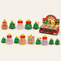 Jouets à presser en gros pour Noël : Sapin, Bonhomme de neige, Homme en pain d'épices, Cadeaux anti-stress en TPR, OEM ODM, Conformité ASTM REACH