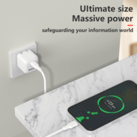 Chargeur mural pliable WISESIR Pd 20w Max, charge rapide, 50/60Hz, type-C, prise murale américaine, vente en gros pour Apple iPhone