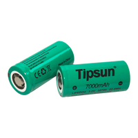 Batterie rechargeable LiFePO4 32700 7000mAh Tipsun 3.2V haute capacité à sortie stable
