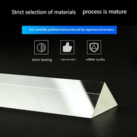 Lentilles de prisme à angle droit de haute précision Filtres en verre optique personnalisés Prismes en verre optique traités