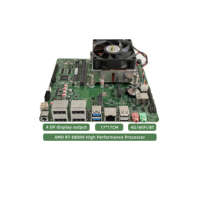 Placa base OEM personalizada Nano ITX Amd 7 Ddr5 Win Dows 10/11 con procesador Mini PC Ryzen 7