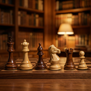 High Quality NE K0079 Majestic Staunton <b>Wooden</b> <b>Chess</b> <b>Set</b> Board Table Game Eco-Friendly Luxury Handmade Durable - Product Image 3