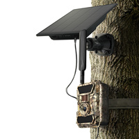 Caméra de chasse 4G cellulaire 32MP 1080P, caméra de surveillance de la faune sans fil avec vision nocturne pour chasseurs