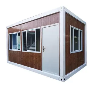 조립식 주택 오두막 컨테이너 화장실 작은 주택 노동자 캠프 모듈러 건물 주력 2 침실