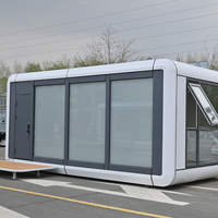 Maisons préfabriquées portables en Chine, autres maisons préfabriquées en panneaux sandwich en acier, mini-maison capsule, maison préfabriquée, espace habitable préfabriqué