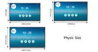 Tableau blanc interactif intelligent GAOKE Android, vente chaude, 75 pouces, tableau interactif intelligent de 65 pouces pour l'éducation