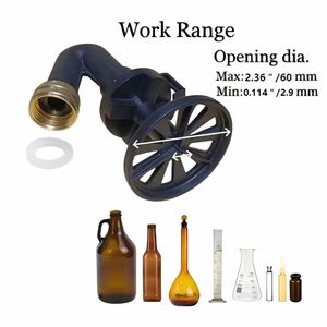 Lavabottiglie Singolo per Birra e Vino Fatti in Casa, Attrezzatura per la Pulizia con Adattatore per Rubinetto da Cucina per la Produzione Casalinga di Birra e Vino - Product Image 4