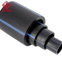 JS 180Mm 315Mm Dn710 750Mm 1100Mm Grand Diamètre Sdr 11 Pn16 Pn10 Polyéthylène Hdpe Pipe Prix Pour Approvisionnement En Eau Drainag