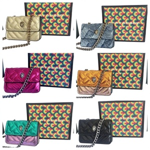 Mini Borsa Ricamata con Catena a Tracolla, Fodera in Nylon, Colori Vivaci - Product Image 3