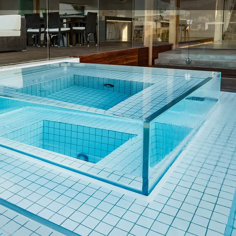하이 퀄리티 투명 두꺼운 유리 섬유 수영장 아크릴 수영장 수영 야외 수영장에 대 한 아크릴 패널