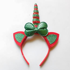 Zhuoou noël bandeau rêve licorne mignon épingle <span class=keywords><strong>à</strong></span> cheveux bandeau fille coiffure transfrontalière européenne américaine bébé cheveux - Product Image 6