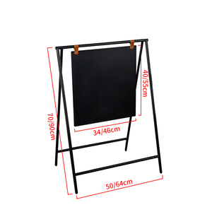 Sinal feito sob encomenda do A-Frame para o negócio ou os eventos do casamento Metal moderno Menu Board Exterior Sandwich <span class=keywords><strong>Display</strong></span> Sign Sinal do passeio - Product Image 3