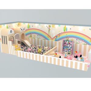 Équipement de terrain de jeux intérieur commercial de haute qualité, personnalisé sur le thème rose, pour enfants et aire de jeux pour enfants. - Product Image 6