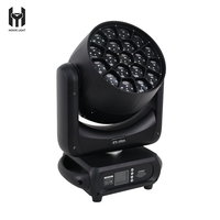 19PCS*15W Luz de escenario móvil LED RGBW 4 en 1 tipo Bee-Eye con zoom, control DMX512 de píxel único, 540° Pan/Tilt y estroboscópica de 15Hz