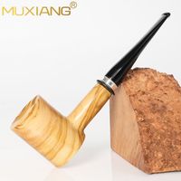XIAOXIONG Vente en gros de pipes à tabac en bois d'olivier sans filtres anti-fumée