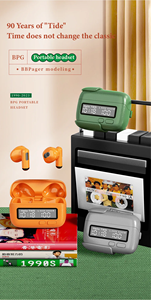 Écouteurs BPG Tws étanches Enc, antibruit d'appel, écouteurs portables, conception de Pager BB avec horloge casque - Product Image 5