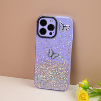 Étuis pour téléphone portable 3 en 1, étuis pour téléphone portable avec diamant, coque de téléphone pour iPhone 15 14 13 12, protecteurs, coques pour téléphones portables