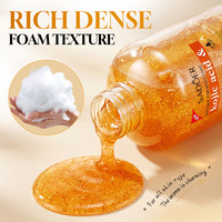 Gel Douche Éclaircissant à l'Extrait de Papaye 500ml Nettoyage en Profondeur Hydratant Exfoliant Mousse Riche Soin Corporel