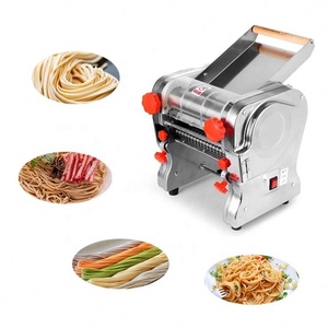 Machine à pâtes électrique automatique 220V/110V en acier inoxydable pour la préparation de nouilles fraîches, machine à nouilles coréennes, machines à céréales - Product Image 1