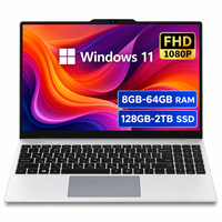 Ordinateur portable professionnel OEM 14,1 pouces AMD Ryzen 5 3500U Win11 DDR4 64 Go 2 To NVMe SSD