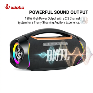 ลำโพงพกพา Xdobo BMTL <span class=keywords><strong>B</strong></span>-<span class=keywords><strong>O</strong></span>-<span class=keywords><strong>O</strong></span>-M II 120W เสียงเบสหนักแน่น <span class=keywords><strong>HiFi</strong></span> สเตอริโอ พร้อมไฟ RGB เชื่อมต่อผ่านบลูทูธ 5.3 เหมาะสำหรับใช้ในบ้าน งานปาร์ตี้ และกลางแจ้ง - Product Image 1