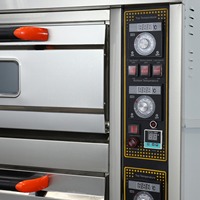 Four à pain et gâteaux industriel commercial à 3 niveaux et 6 plateaux, fours à gaz/électriques, équipement de boulangerie commercial