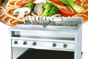 เครื่องต้มบะหมี่ไฟฟ้าเชิงพาณิชย์ความจุสูงแบบหลายตะกร้าสำหรับร้านอาหาร - Product Image 4